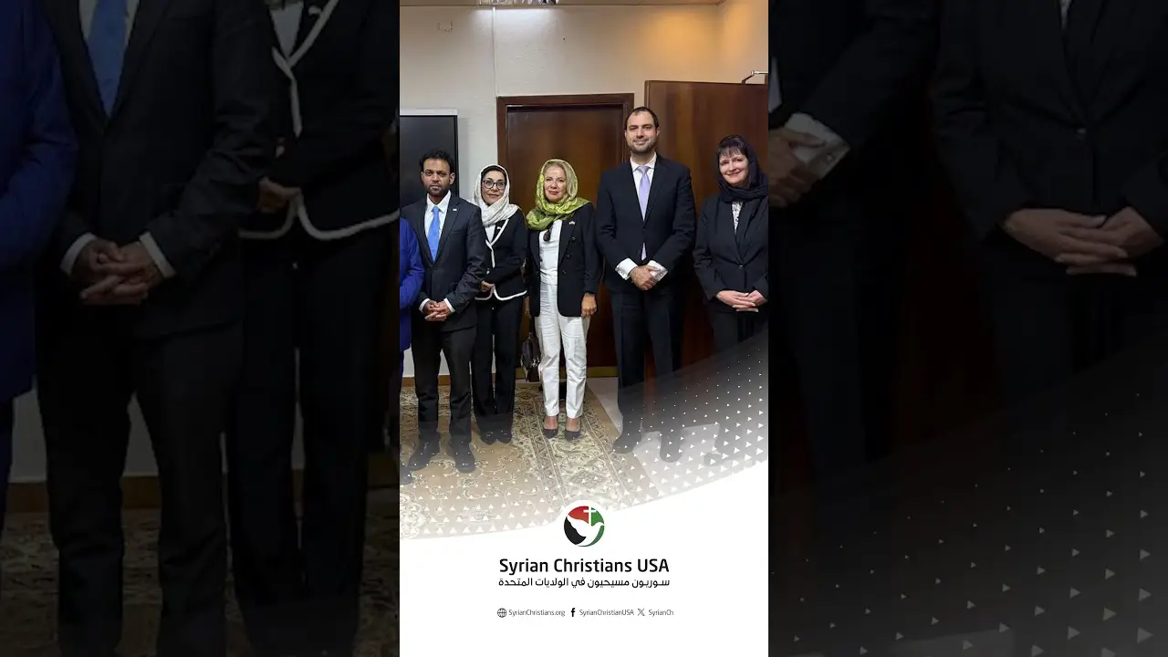 Historic Meetings in Damascus: Syrian Christians for Peace USA Join Government Talks.